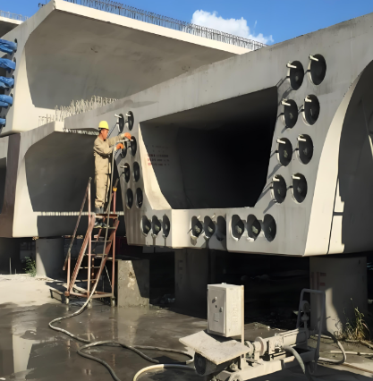 莲花压浆料施工流程及注意事项